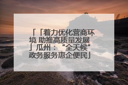 「着力优化营商环境 助推高质量发展」瓜州：“全天候”政务服务惠企便民