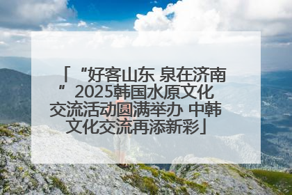 “好客山东 泉在济南”2025韩国水原文化交流活动圆满举办 中韩文化交流再添新彩