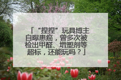 “捏捏”玩具博主自曝患癌，曾多次被检出甲醛、增塑剂等超标，还能玩吗？