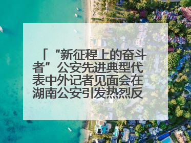 “新征程上的奋斗者”公安先进典型代表中外记者见面会在湖南公安引发热烈反响(二)