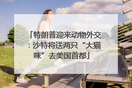 特朗普迎来动物外交：沙特将送两只“大猫咪”去美国首都
