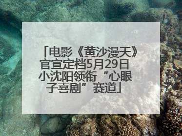 电影《黄沙漫天》官宣定档5月29日 小沈阳领衔“心眼子喜剧”赛道