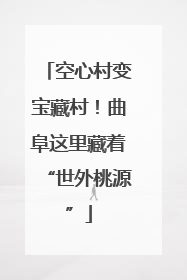 空心村变宝藏村！曲阜这里藏着“世外桃源”