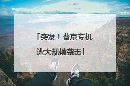 突发！普京专机遭大规模袭击