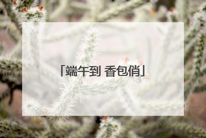端午到 香包俏