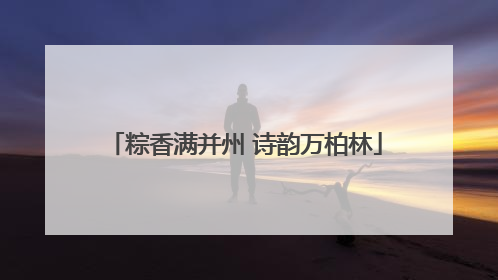 粽香满并州 诗韵万柏林