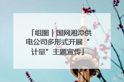 组图｜国网湘潭供电公司多形式开展“计量”主题宣传