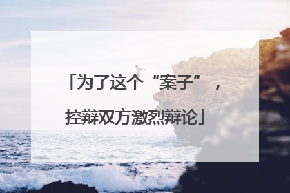 为了这个“案子”，控辩双方激烈辩论