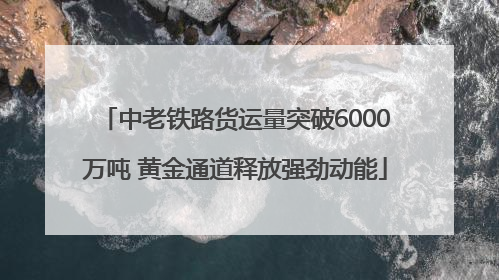 中老铁路货运量突破6000万吨 黄金通道释放强劲动能