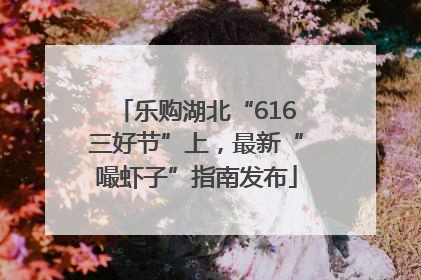 乐购湖北“616三好节”上，最新“嘬虾子”指南发布