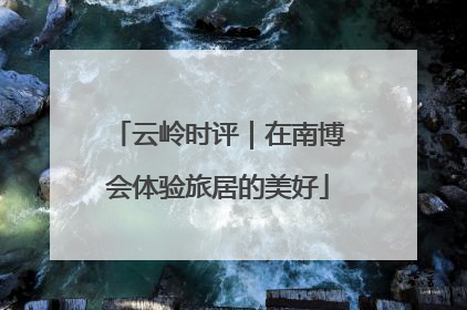 云岭时评｜在南博会体验旅居的美好
