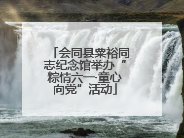 会同县粟裕同志纪念馆举办“粽情六一·童心向党”活动