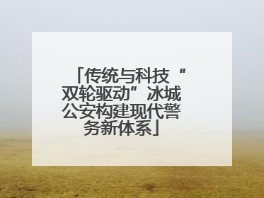 传统与科技“双轮驱动”冰城公安构建现代警务新体系
