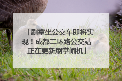 刷掌坐公交车即将实现！成都二环路公交站正在更新刷掌闸机