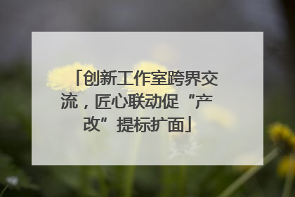 创新工作室跨界交流，匠心联动促“产改”提标扩面