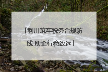 利川筑牢税务合规防线 助企行稳致远