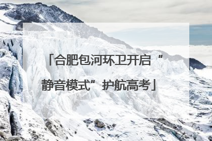 合肥包河环卫开启“静音模式”护航高考