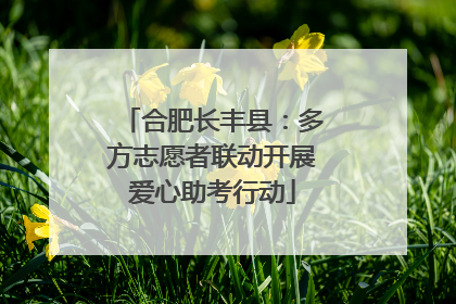 合肥长丰县：多方志愿者联动开展爱心助考行动