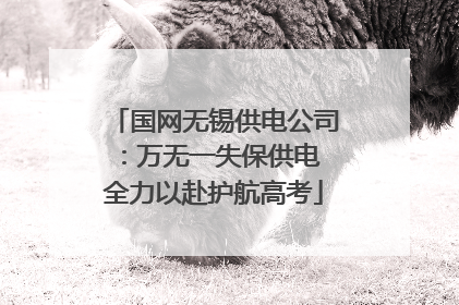 国网无锡供电公司：万无一失保供电 全力以赴护航高考