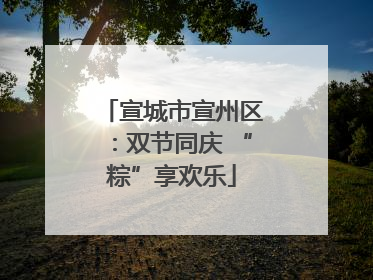 宣城市宣州区：双节同庆 “粽”享欢乐