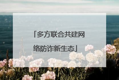多方联合共建网络防诈新生态