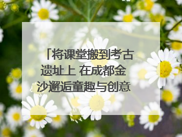 将课堂搬到考古遗址上 在成都金沙邂逅童趣与创意的青铜文化盛宴｜文化中国行