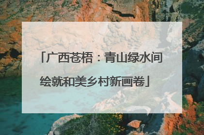 广西苍梧：青山绿水间绘就和美乡村新画卷