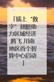 插上“数字”翅膀助力区域经济腾飞 川南地区首个智算中心启动