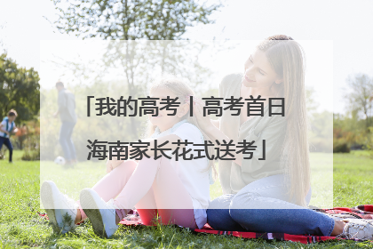 我的高考丨高考首日 海南家长花式送考