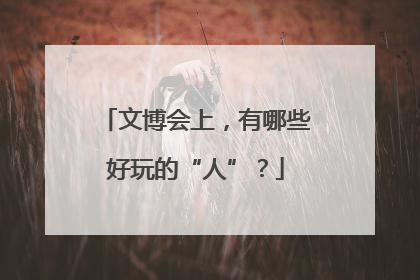 文博会上，有哪些好玩的“人”？
