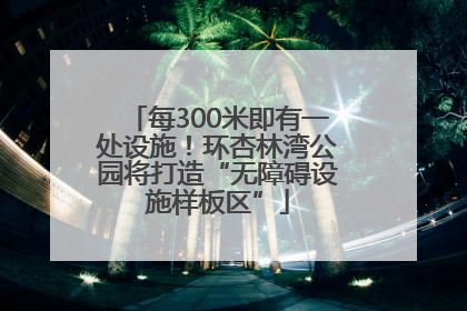 每300米即有一处设施！环杏林湾公园将打造“无障碍设施样板区”