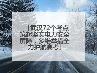 武汉72个考点筑起坚实电力安全屏障，多维举措全力护航高考