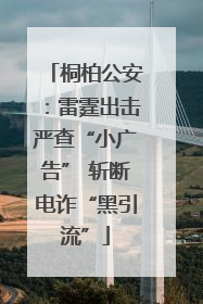 桐柏公安：雷霆出击严查“小广告” 斩断电诈“黑引流”