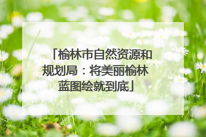 榆林市自然资源和规划局：将美丽榆林蓝图绘就到底