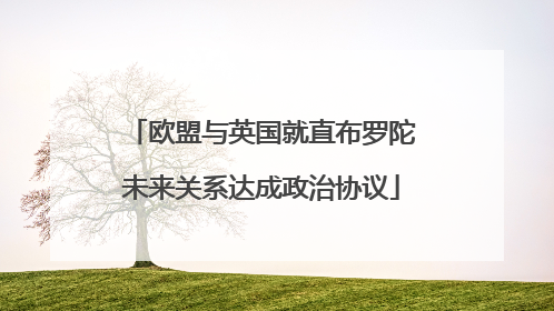 欧盟与英国就直布罗陀未来关系达成政治协议
