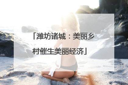 潍坊诸城：美丽乡村催生美丽经济