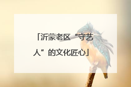 沂蒙老区“守艺人”的文化匠心