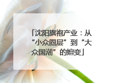 沈阳旗袍产业：从“小众圈层”到“大众国潮”的嬗变