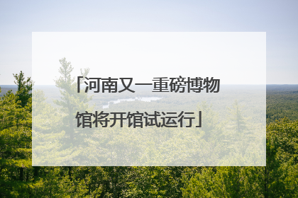 河南又一重磅博物馆将开馆试运行