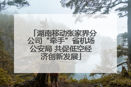 湖南移动张家界分公司“牵手”省机场公安局 共促低空经济创新发展