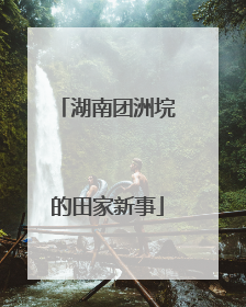 湖南团洲垸的田家新事