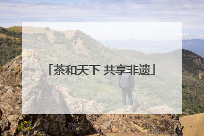 茶和天下 共享非遗