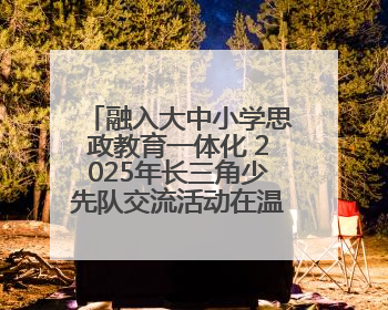 融入大中小学思政教育一体化 2025年长三角少先队交流活动在温岭举办