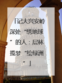 记大兴安岭深处“绣地球”的人：层林揽梦“绘绿洲”
