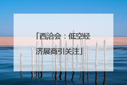 西洽会：低空经济展商引关注
