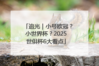追光｜小号欧冠？小世界杯？2025世俱杯6大看点