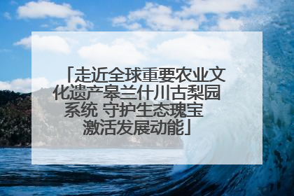 走近全球重要农业文化遗产皋兰什川古梨园系统 守护生态瑰宝 激活发展动能