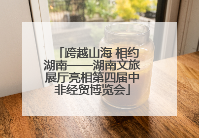 跨越山海 相约湖南——湖南文旅展厅亮相第四届中非经贸博览会