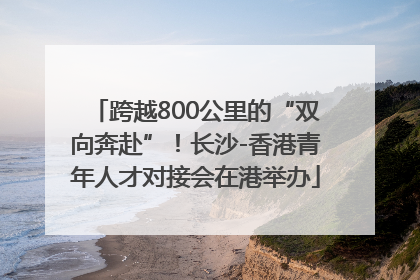 跨越800公里的“双向奔赴”！长沙-香港青年人才对接会在港举办