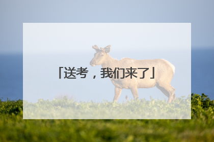 送考，我们来了